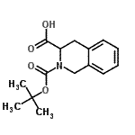CAS#: 11592-35-1, 2-{[(2-Methyl-2-Propanyl)Oxy]Carbonyl}-1,2,3,4-Tetrahydro-3-Isoquinolinecarboxylic Acid
