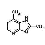 CAS 登录号：115951-60-5， 2,7-二甲基-1H-咪唑并[4,5-b]吡啶
