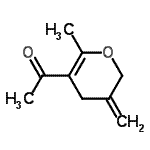 CAS#: 115975-07-0, 1-(6-Methyl-3-Methylene-3,4-Dihydro-2H-Pyran-5-Yl)Ethanone