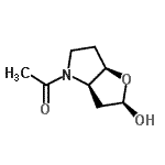 CAS#: 115996-13-9, 1-[(2R,3aR,6aR)-2-Hydroxyhexahydro-4H-Furo[3,2-b]Pyrrol-4-Yl]Ethanone