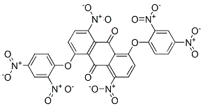 CAS 登录号:116-78-9, 1,5-二(2,4-二硝基苯氧基)-4,8-二硝基蒽-9,10-二酮