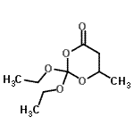 CAS#: 116013-75-3, 2,2-Diethoxy-6-Methyl-1,3-Dioxan-4-One
