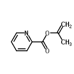 CAS 登录号：116045-92-2， 异丙烯基2-吡啶羧酸酯