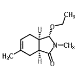 CAS#: 116072-12-9, (3S,3aR,7aS)-3-Ethoxy-2,6-Dimethyl-2,3,3A,4,7,7A-Hexahydro-1H-Isoindol-1-One