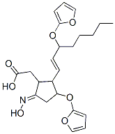 CAS#: 116156-43-5, 2-[(5E)-5-Hydroxyimino-3-(Oxolan-2-Yloxy)-2-[(E)-3-(Oxolan-2-Yloxy)Oct-1-Enyl]Cyclopentyl]Acetic Acid