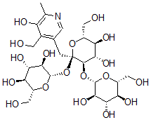 CAS#: 116169-16-5, 5'-O-(Glucotriosyl)pyridoxine