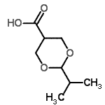 CAS 登录号：116193-72-7， 2-异丙基-1,3-二恶烷-5-羧酸