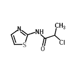 CAS#: 116200-98-7, 2-Chloro-N-(1,3-Thiazol-2-Yl)Propanamide