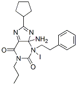 CAS#: 116370-32-2, 3-(2-(4-Amino-3-(Iodo-125I)Phenyl)Ethyl)-8-Cyclopentyl-3,7-Dihydro-1-Propyl-1H-Purine-2,6-Dione