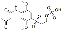 CAS#: 116390-88-6, 2-(2,5-Dimethoxy-4-(3-Oxobutanamido)Phenylsulfonyl)Ethyl Hydrogen Sulfate