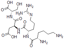 CAS#: 116430-80-9, N-(N-(N2-L-lysyl-L-arginyl)-L-alpha-aspartyl)-L-serine