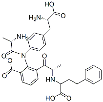 CAS#: 116560-97-5, N-(1-Carboxy-3-phenylpropyl)-alanyl-alanyl-phenylalanine-4-aminobenzoate