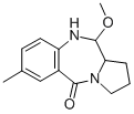 CAS#: 116564-73-9, 11-Methoxy-7-Methyl-1,2,3,10,11,11alpha-Hexahydro-5H-Pyrrolo(2,1-c)(1,4)Benzodiazepin-5-One