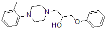 CAS#: 1166-06-9, 1-[4-(2-Methylphenyl)Piperazin-1-Yl]-3-(Phenoxy)Propan-2-Ol