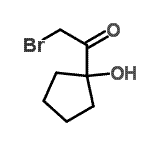 CAS#: 116633-22-8, 2-Bromo-1-(1-Hydroxycyclopentyl)Ethanone