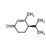 CAS 登录号：116724-19-7， (4R)-4-异丙基-3-甲基-2-环己烯-1-酮