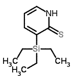 CAS 登录号：116725-50-9， 3-(三乙基硅烷基)-2(1H)-吡啶硫酮