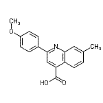 CAS#: 116734-21-5, 2-(4-Methoxyphenyl)-7-Methyl-4-Quinolinecarboxylic Acid