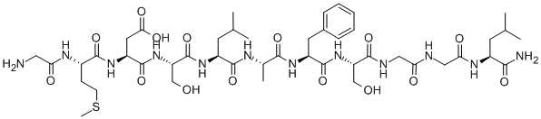 CAS#: 116786-35-7, Glycyl-L-Methionyl-L-alpha-Aspartyl-L-Seryl-L-Leucyl-L-Alanyl-L-Phenylalanyl-L-Serylglycylglycyl-L-Leucinamide