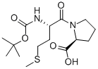CAS 登录号：116939-85-6， N-[(1,1-二甲基乙氧基)羰基]-L-蛋氨酰-L-脯氨酸