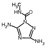 CAS#: 116986-36-8, 3,5-Diamino-N-Methyl-1H-1,2,4-Triazole-1-Carboxamide