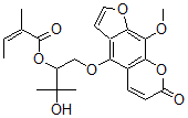 CAS#: 116988-91-1, [3-Hydroxy-1-(9-Methoxy-7-Oxofuro[3,2-g]Chromen-4-Yl)Oxy-3-Methylbutan-2-Yl] (Z)-2-Methylbut-2-Enoate
