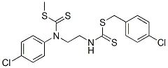 CAS#: 1170-79-2, (4-Chlorophenyl)Methyl [2-[(4-Chlorophenyl)Methylsulfanylcarbothioylamino]Ethylamino]Methanedithioate