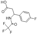 CAS 登录号：117291-16-4， 3-(4-氟苯基)-3-[(2,2,2-三氟乙酰基)氨基]丙酸