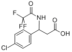 CAS#: 117291-25-5, 3-(4-Chlorophenyl)-3-[(2,2,2-Trifluoroacetyl)Amino]Propanoic Acid