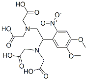 CAS 登录号:117367-86-9, 1-(2-硝基-4,5-二甲氧基苯基)-N,N,N',N'-四((氧羰基)甲基)-1,2-乙二胺
