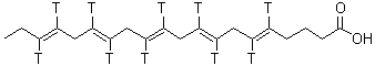 CAS#: 117396-78-8, (5E,8E,11E,14E,17E)-(5,6,8,9,11,12,14,15,17,18-<Sup>3</Sup>H<Sub>10</Sub>)-5,8,11,14,17-Icosapentaenoic Acid