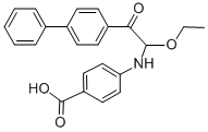 CAS#: 1174-11-4, 4-[[1-Ethoxy-2-Oxo-2-(4-Phenylphenyl)Ethyl]Amino]Benzoic Acid