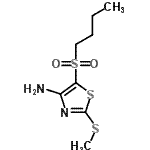 CAS#: 117420-87-8, 5-(Butylsulfonyl)-2-(Methylsulfanyl)-1,3-Thiazol-4-Amine