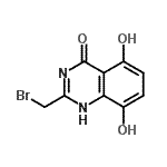 CAS 登录号：117498-05-2， 2-(溴甲基)-5,8-二羟基-4(1H)-喹唑啉酮