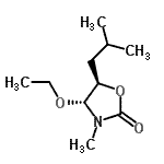 CAS#: 117508-52-8, (4R,5R)-4-Ethoxy-5-Isobutyl-3-Methyl-1,3-Oxazolidin-2-One