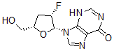 CAS#: 117525-25-4, 9-[(2R,3S,5S)-3-Fluoro-5-(Hydroxymethyl)Oxolan-2-Yl]-3H-Purin-6-One