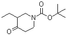 CAS 登录号：117565-57-8， 3-乙基-4-氧代-1-哌啶羧酸叔丁酯