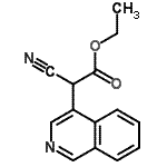 CAS#: 117646-39-6, Ethyl Cyano(4-Isoquinolinyl)Acetate