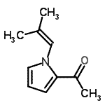 CAS#: 117783-47-8, 1-[1-(2-Methyl-1-Propen-1-Yl)-1H-Pyrrol-2-Yl]Ethanone