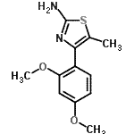CAS#: 117844-98-1, 4-(2,4-Dimethoxyphenyl)-5-Methyl-1,3-Thiazol-2-Amine