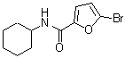 CAS 登录号：117845-24-6， 5-溴-N-环己基-2-糠酰胺