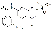 CAS#: 118-50-3, 7-[(3-Aminobenzoyl)Amino]-4-Hydroxynaphthalene-2-Sulfonic Acid