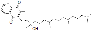 CAS#: 1181-23-3, 2-(3-Hydroxy-3,7,11,15-Tetramethylhexadecyl)-3-Methylnaphthalene-1,4-Dione