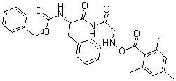 CAS#: 118292-30-1, N-[(Phenylmethoxy)Carbonyl]-L-Phenylalanyl-N-[(2,4,6-Trimethylbenzoyl)Oxy]-Glycinamide