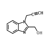 CAS#: 118469-11-7, [1-(2-Propyn-1-Yl)-1H-Benzimidazol-2-Yl]Methanol