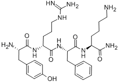 CAS 登录号：118476-85-0， (2S)-6-氨基-2-[[(2S)-2-[[(2R)-2-[[(2S)-2-氨基-3-(4-羟基苯基)丙酰]氨基]-5-(二氨基亚甲基氨基)戊酰]氨基]-3-苯基丙酰基]氨基]己酰胺