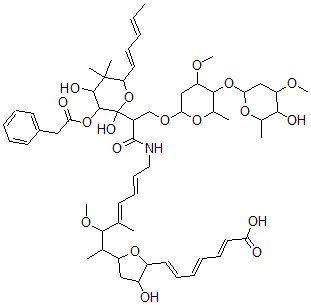 CAS 登录号：118498-93-4， 芬尼法霉素C