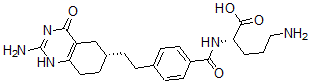CAS 登录号：118537-34-1， (2S)-5-氨基-2-[[4-[2-[(6R)-2-氨基-4-氧代-5,6,7,8-四氢-1H-喹唑啉-6-基]乙基]苯甲酰基]氨基]戊酸