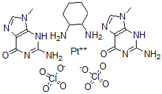 CAS#: 118574-84-8, Cyclohexyldiamine-9-Methylguanine Platinum IV  diperchlorate