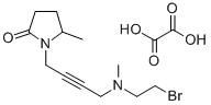 CAS#: 118630-61-8, N-(4-((2-Bromoethyl)Methylamino)-2-Butynyl)-5-Methyl-2-Pyrrolidone